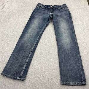 Wrangler Women's Straight Leg Jeans - Faded Dark Blue